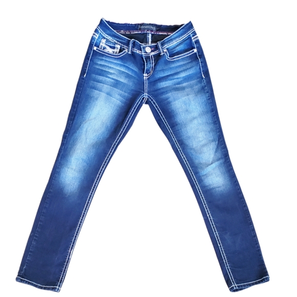 Rue21-Twenty One Black Low Rise Curvy Ankle Skinny Jeans - Picture 3 of 5